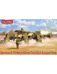 German e75 Mech twin 50mm guns assault tank, 1/72 - Modelcollect UA...