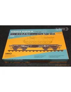 German Railway Schwerer Plattformwagen Type SSys, 1/35 - SABRE Mode...