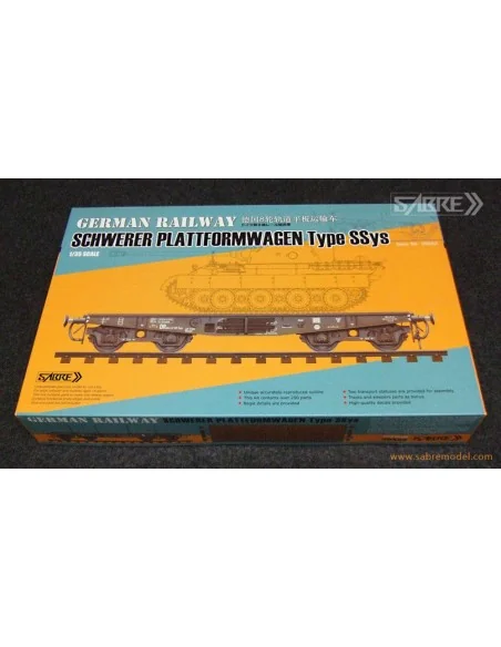 [NO_DESC] German Railway Schwerer Plattformwagen Type SSys, 1/35 - ...