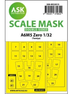 A6M5 Zero double-sided express masks for Tamiya, 1/32 - Art Scale K...