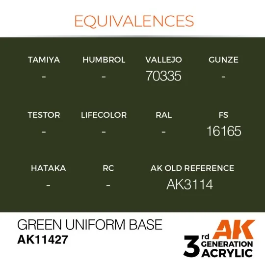 Green Uniform Base - AK Interactive AK11427