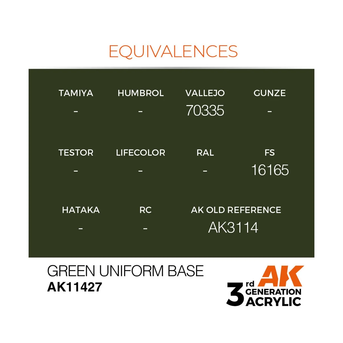 Green Uniform Base - AK Interactive AK11427