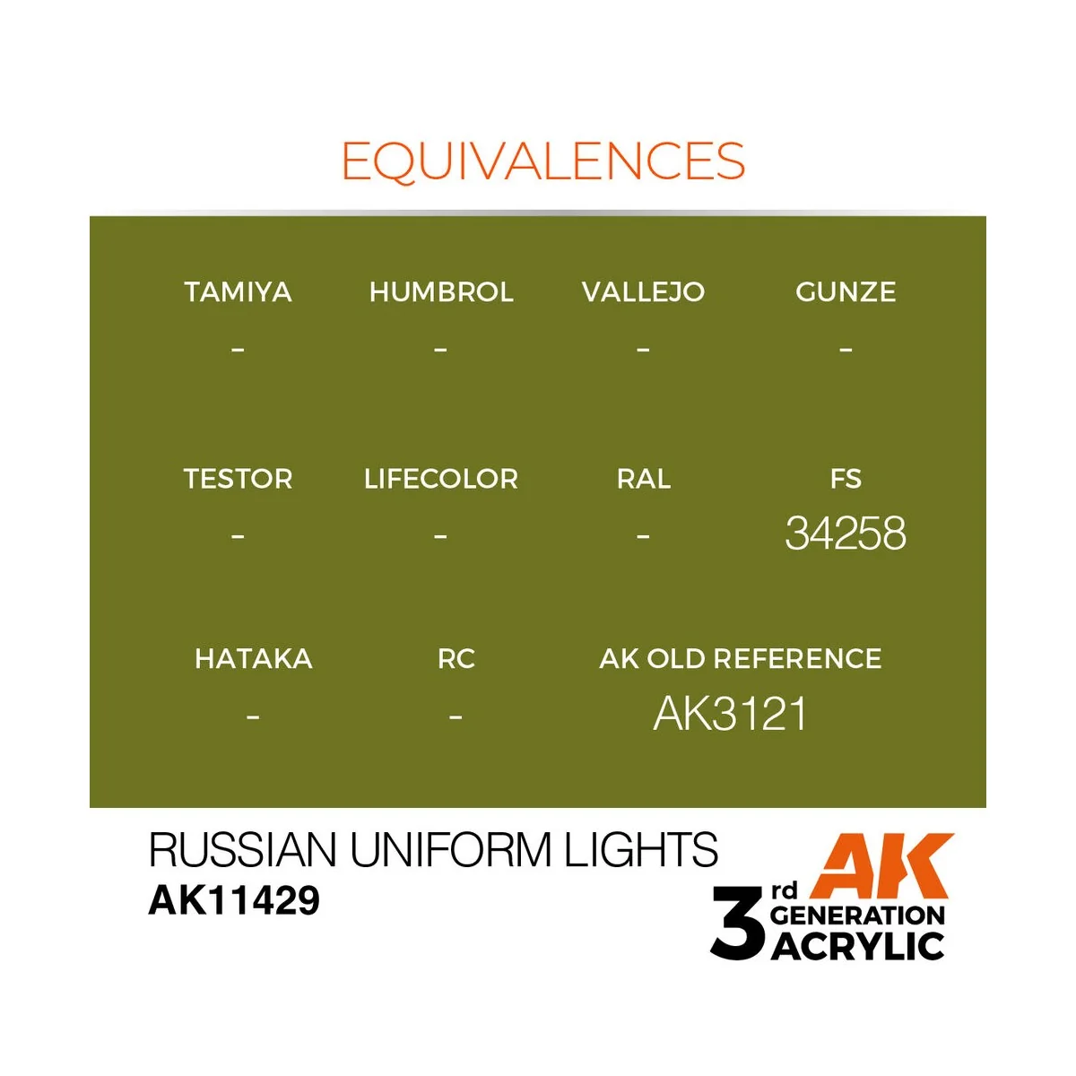 Russian Uniform Lights - AK Interactive AK11429