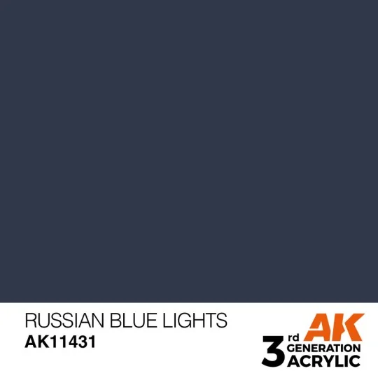 Russian Blue Lights - AK Interactive AK11431 Russian Blue Lights - AK Interactive AK11431