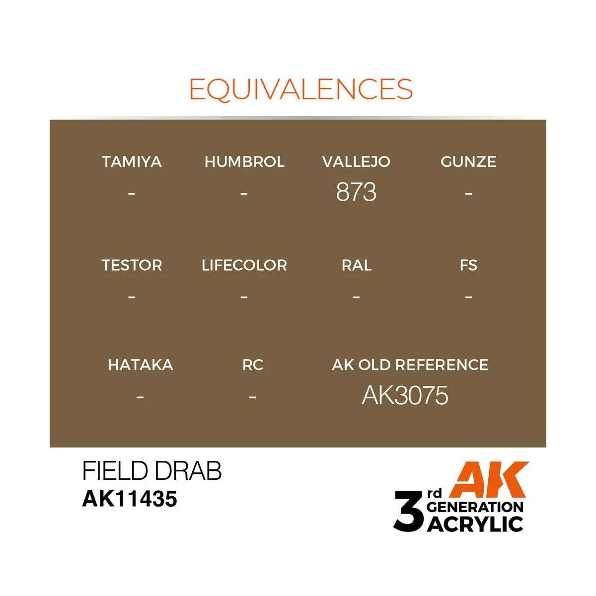 Field Drab - AK Interactive AK11435