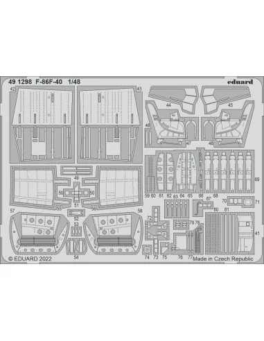 F-86F-40, 1/48 - Eduard Accessories 491298