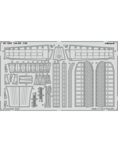 Yak-9D, 1/48 - Eduard Accessories 491300