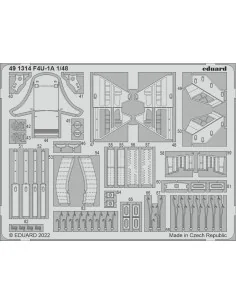 F4U-1A for HOBBY BOSS, 1/48 - Eduard Accessories 491314