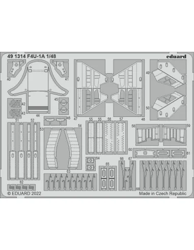F4U-1A for HOBBY BOSS, 1/48 - Eduard Accessories 491314