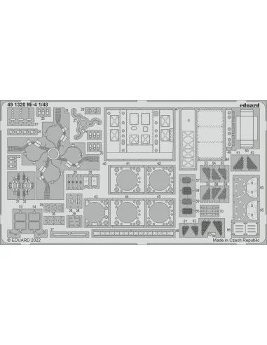 Mi-4 for TRUMPETER, 1/48 - Eduard Accessories 491320