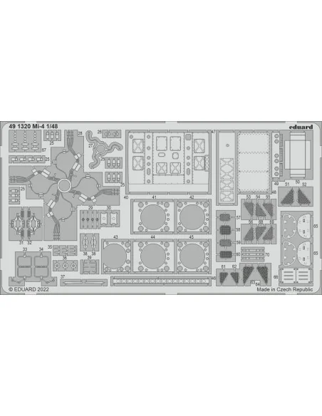 Mi-4 for TRUMPETER, 1/48 - Eduard Accessories 491320
