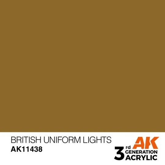 British Uniform Lights - AK Interactive AK11438 British Uniform Lights - AK Interactive AK11438
