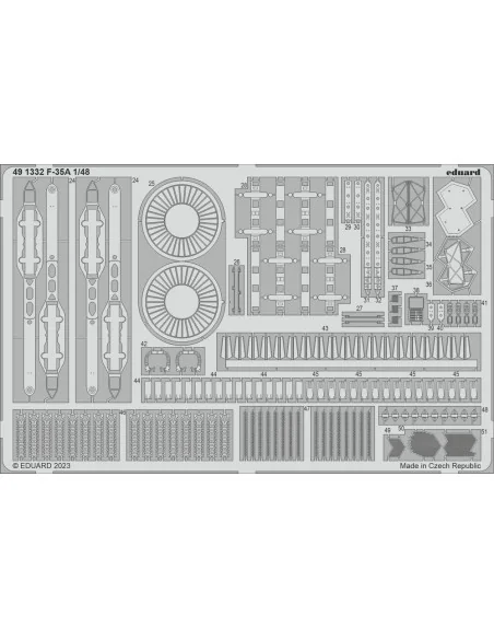 F-35A 1/48 TAMIYA, 1/48 - Eduard Accessories 491332