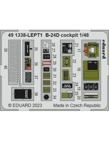B-24D cockpit 1/48 REVELL, 1/48 - Eduard Accessories 491338
