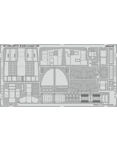 B-24D cockpit 1/48 REVELL, 1/48 - Eduard Accessories 491338