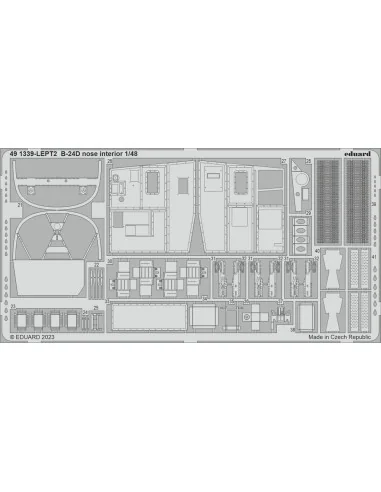 B-24D nose interior 1/48 REVELL, 1/48 - Eduard Accessories 491339