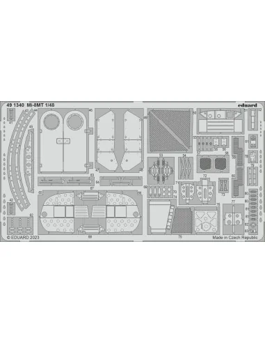 Mi-8MT 1/48 ZVEZDA, 1/48 - Eduard Accessories 491340