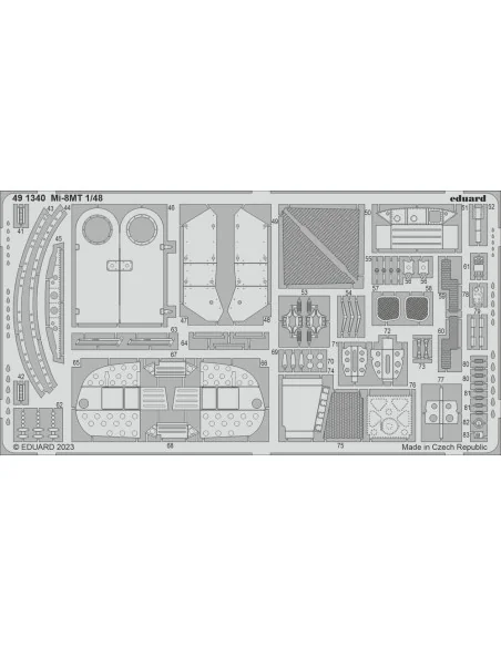 Mi-8MT 1/48 ZVEZDA, 1/48 - Eduard Accessories 491340