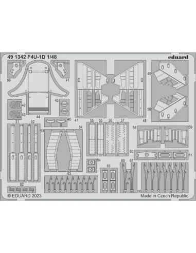 F4U-1D 1/48 HOBBY BOSS, 1/48 - Eduard Accessories 491342