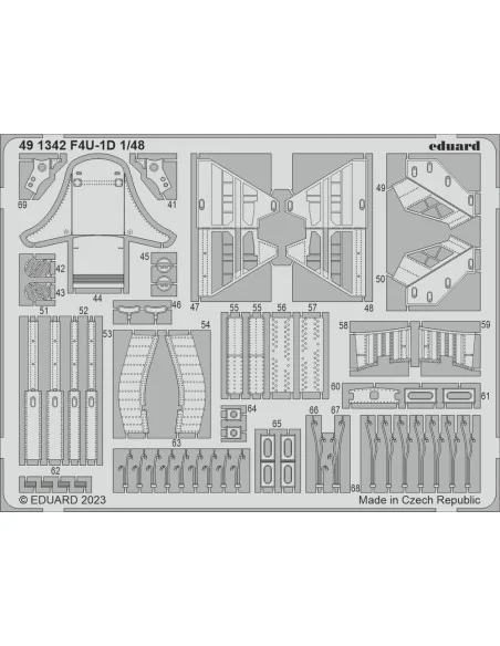 F4U-1D 1/48 HOBBY BOSS, 1/48 - Eduard Accessories 491342