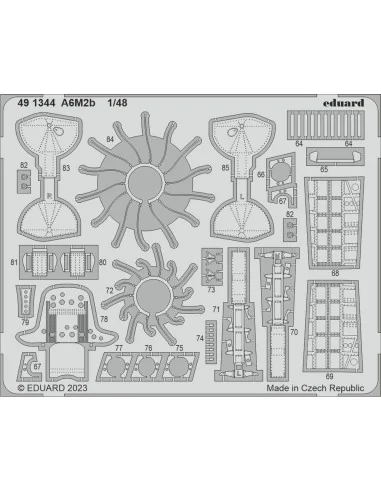 A6M2b 1/48 ACADEMY, 1/48 - Eduard Accessories 491344