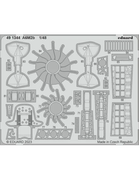 A6M2b 1/48 ACADEMY, 1/48 - Eduard Accessories 491344