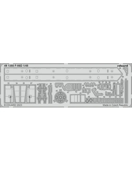 F-86D 1/48 REVELL, 1/48 - Eduard Accessories 491350