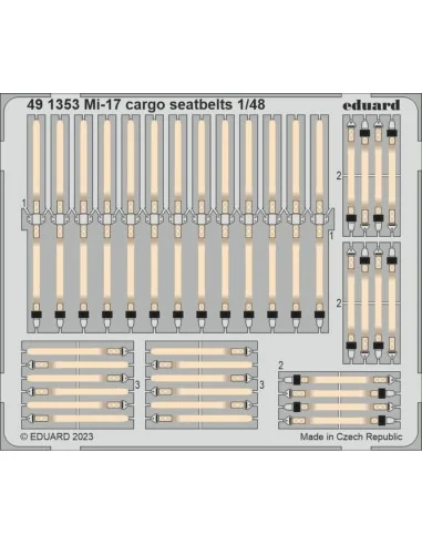 Mi-17 cargo seatbelts 1/48 AMK, 1/48 - Eduard Accessories 491353