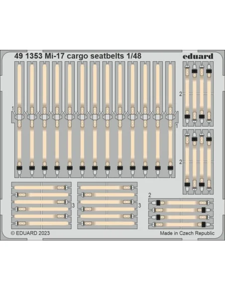 Mi-17 cargo seatbelts 1/48 AMK, 1/48 - Eduard Accessories 491353