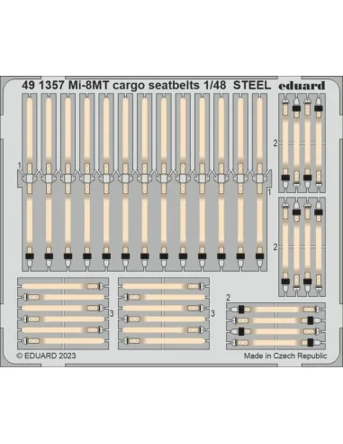 Mi-8MT cargo seatbelts STEEL 1/48 TRUMPETER, 1/48 - Eduard Accessor...