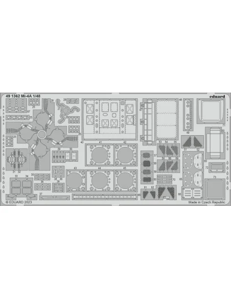[NO_DESC] Mi-4A 1/48 TRUMPETER, 1/48 - Eduard Accessories 491362