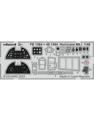 Hurricane Mk.I 1/48 HOBBY BOSS, 1/48 - Eduard Accessories 491364