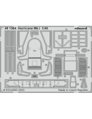 Hurricane Mk.I 1/48 HOBBY BOSS, 1/48 - Eduard Accessories 491364