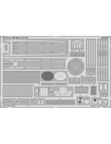 [NO_DESC] F-16D Block 40 1/48 KINETIC, 1/48 - Eduard Accessories 49...