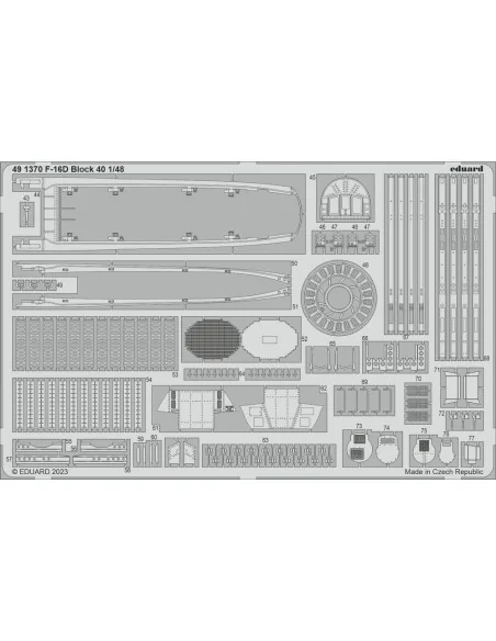[NO_DESC] F-16D Block 40 1/48 KINETIC, 1/48 - Eduard Accessories 49...