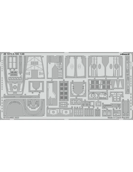 A-10C 1/48 ACADEMY, 1/48 - Eduard Accessories 491373