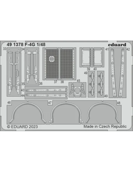 F-4G 1/48 MENG, 1/48 - Eduard Accessories 491378
