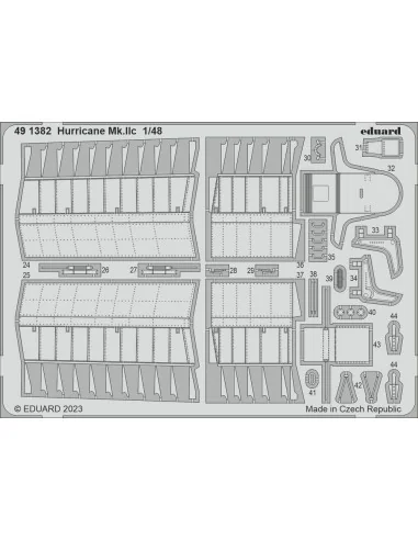 Hurricane Mk.IIc 1/48 ARMA HOBBY, 1/48 - Eduard Accessories 491382
