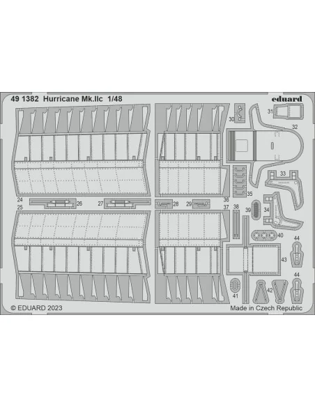 Hurricane Mk.IIc 1/48 ARMA HOBBY, 1/48 - Eduard Accessories 491382