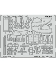 Vampire FB.5 1/48 AIRFIX, 1/48 - Eduard Accessories 491384