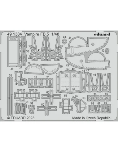 [NO_DESC] Vampire FB.5 1/48 AIRFIX, 1/48 - Eduard Accessories 491384