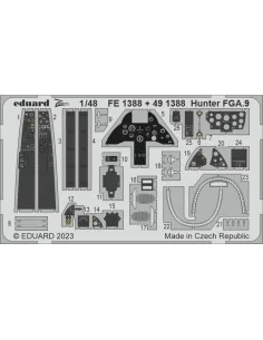 Hunter FGA.9 1/48 AIRFIX, 1/48 - Eduard Accessories 491388