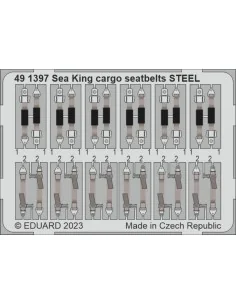 Sea King HU.5 cargo seatbelts STEEL 1/48 AIRFIX, 1/48 - Eduard Acce...