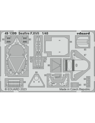 Seafire F.XVII, 1/48 - Eduard Accessories 491399
