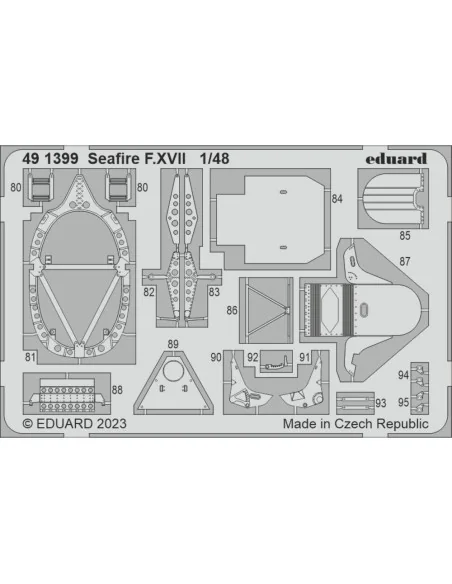 [NO_DESC] Seafire F.XVII, 1/48 - Eduard Accessories 491399