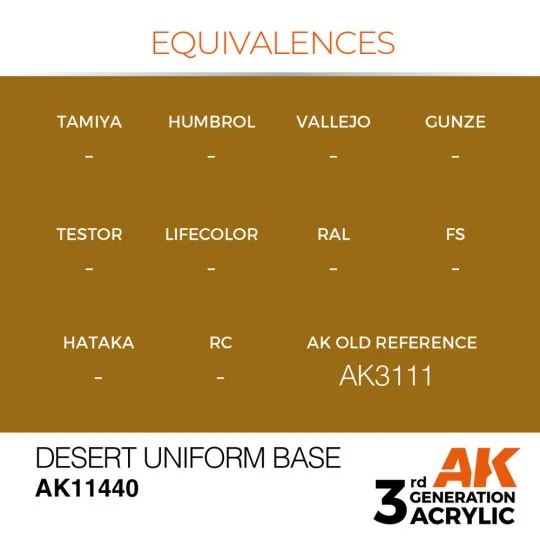 Desert Uniform Base - AK Interactive AK11440