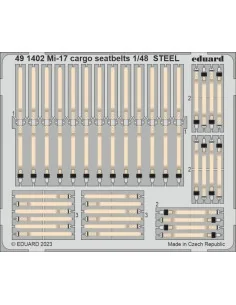Mi-17 cargo seatbelts STEEL, 1/48 - Eduard Accessories 491402