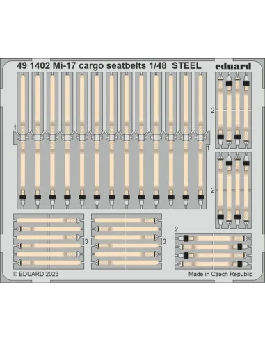 [NO_DESC] Mi-17 cargo seatbelts STEEL, 1/48 - Eduard Accessories 49...