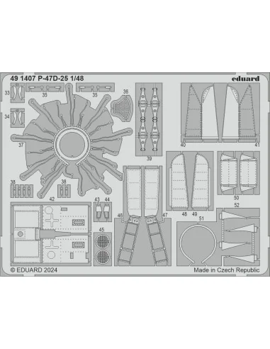P-47D-25, 1/48 - Eduard Accessories 491407