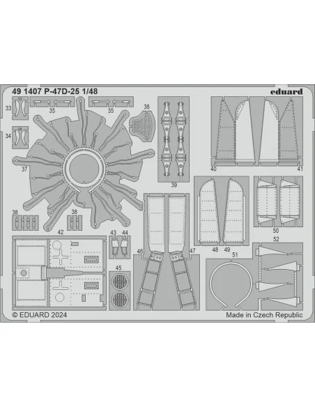 P-47D-25, 1/48 - Eduard Accessories 491407